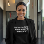 Women Of Project Management Short Sleeve Tee Rooting For Every Woman In Project Management