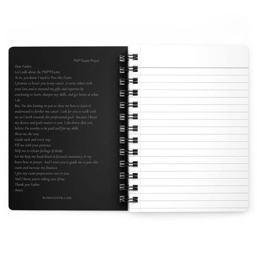 Certified Collection: PMP Prayer Hardcover Black Notebook