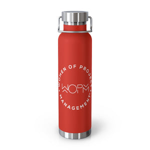 Women Of Project Management 22oz Vacuum Insulated Bottle - Red - Holiday Edition!